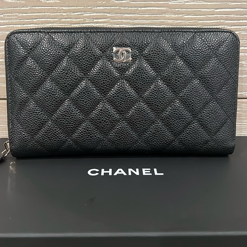 Chanel Oversized Zip Wallet